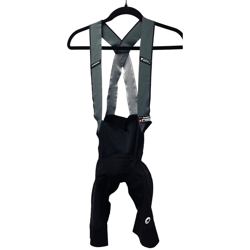 Assos Men's Mille GTS C2 Ossidia Cycling Bib Shorts M Black Padded Swiss Biking